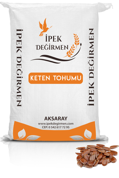 İpek Değirmen 3 Kg Tane Keten Tohumu Doğal Katkısız