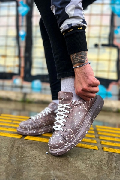 Chekich Ch254 Cbt Pittura Ανδρικά παπούτσια 548 Brown / White Splush