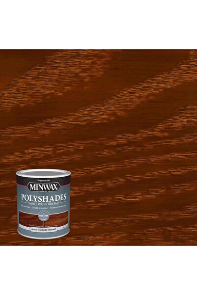 Minwax صبغة خشب لامعة من بوليشادز سعة 1 لتر