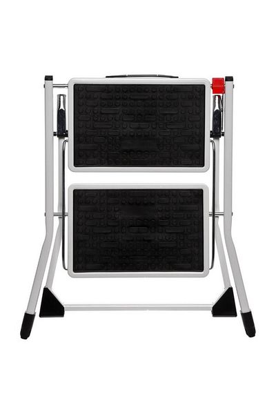 Five Simply Smart High-Quality Metal 2-Step Ladder 49.5x48.5x44.5cm