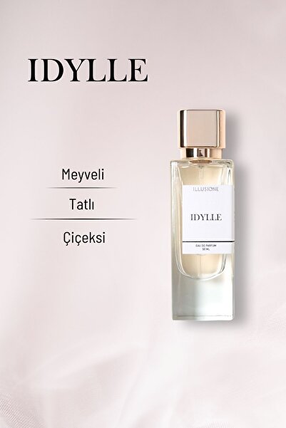 ILLUSIONE FRAGRANCE Idylle Edp Kadın Parfüm 50ml | Meyveli-şekerli-çiçeksi | Vişne, Ahududu, Yasemin, Paçuli