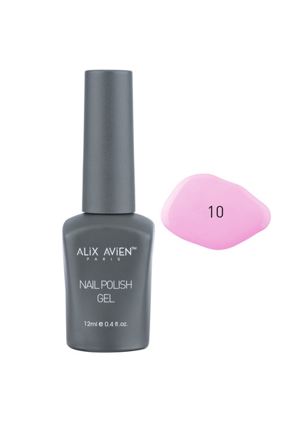 Alix Avien UV Kalıcı Lavanta Pembe Jel Oje 10 - Gel Polish - 12 ml