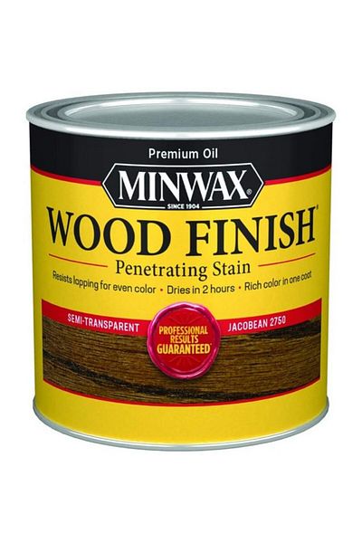 Minwax Wood Finish Oil-Based Quick Drying Penetrating Stain 0.5pt