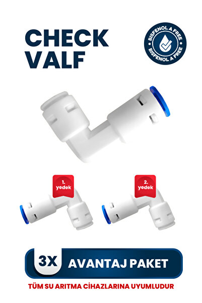 H-MAX Reverse Osmosis System Su Arıtma Cihazları Için Quick Girişli Check Val...