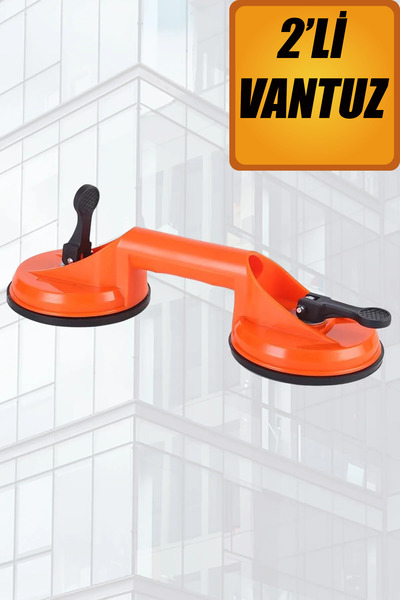 NUBLADO Vantuz Cam Vantuzu Vakumlu Cam Fayans Ahşap Tutucu Taşıma Araba Kaporta Göcük Çektirme 2'li Plastik