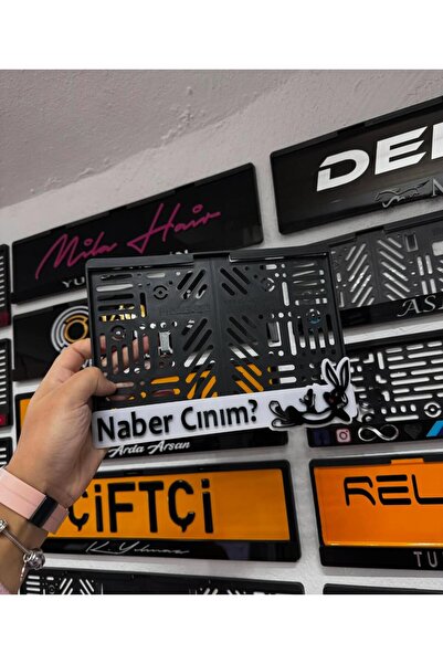 RELAX GARAGE NABER CANIM AMBLEMLİ MOTOR PLEKSİ PLAKALIK uyumlu