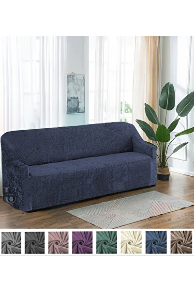 upmall Husa de canapea 3 locuri din catifea Husa de canapea elastica| Husa de...