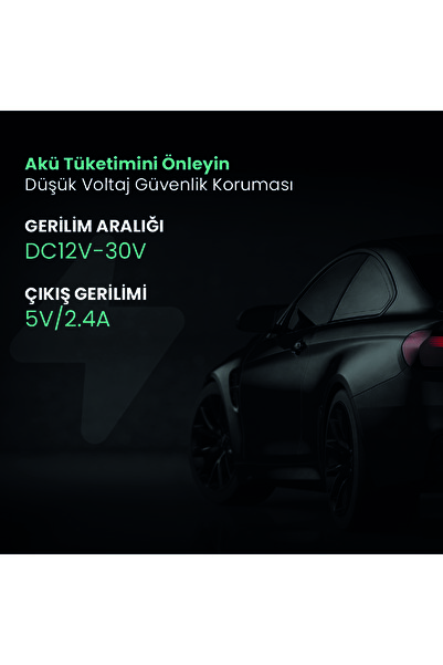 +360 Botslab Gen1 (TYPE-C) Park Modu Akü Bağlantı Kablo Kiti / Hardwire Kit