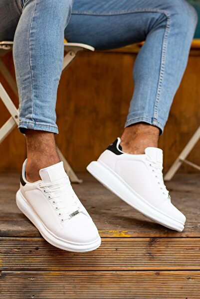L.A Polo Beyaz - 051 Unisex Mcqueen Style Spor Ayakkabı