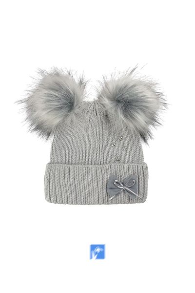 Kardelen Butik Denizli Double Pompom Decorated Beret