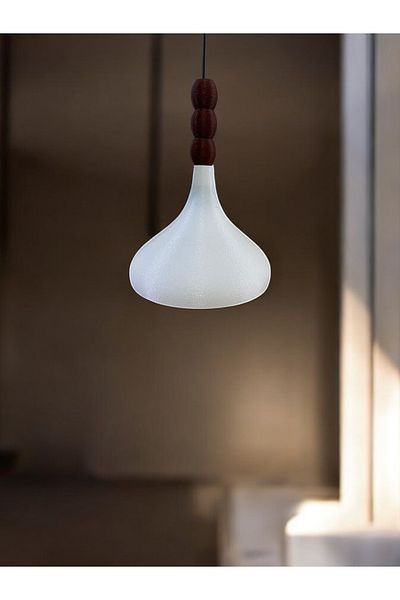 RATEK AHŞAP Vegan Production Modern Boho Pendant Lamp - Chandelier Living Room Living Room Kitchen Young Room E27