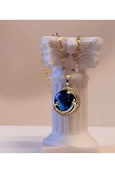 ŞüyaButikk Aşkı Yansıtan Gezegen Kolye – Sevgililere Özel Çelik Kolye