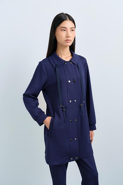 Nihan Navy Blue Trousers - Wear-And-Take Knitted Suit