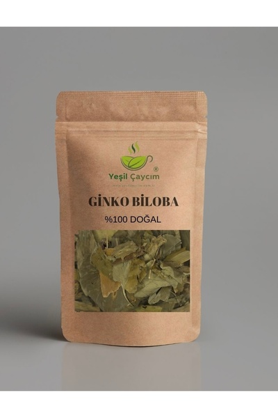 yeşil çaycım Birinci Sınıf Ginkgo Biloba, Yağ Yakma ve , %100 Doğal, El Yapımı, 100Gr