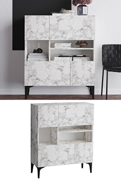 DECORMET KRİSTA KONSOL CARRARA MARBLE