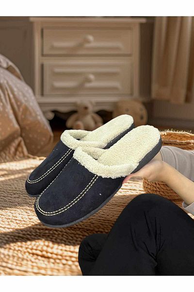 Behtah Kundura Men's Wool Winter House Slippers