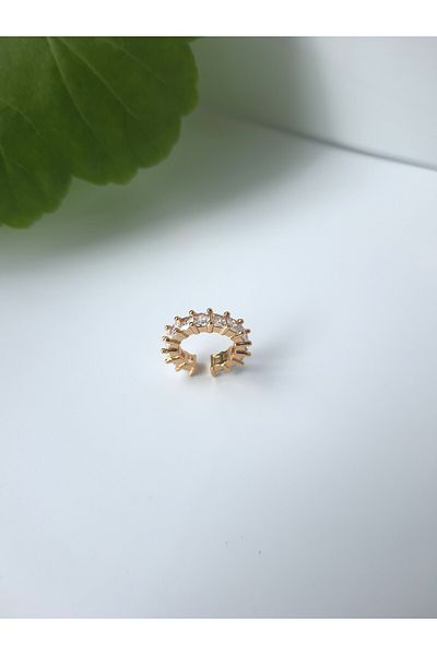 kurukafagift Gold Colored Earring Earcuff - Adjustable