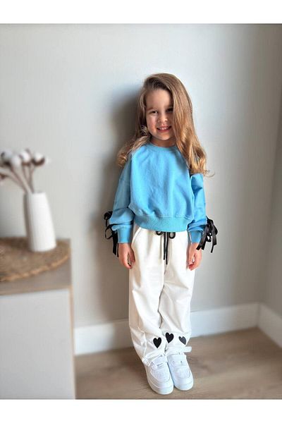 SOFT Girl's Ribbon Detailed Tracksuit Set