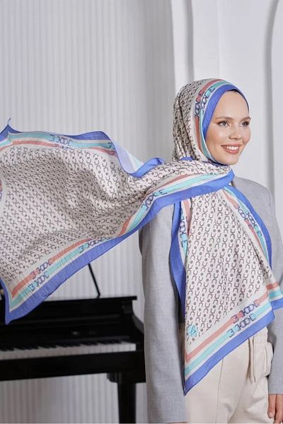 Loryan Eșarfă İNDIGO Loryan Diamond Royal Shawl