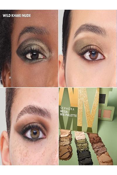 SEPHORA COLLECTION Mega Mix Palette 8g - Eye Shadow Palette with Intense Pigmen, Long-Lasting, Matte Shine and Bright Ends