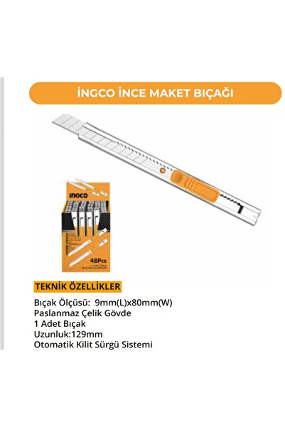 Ingco I?nce Kalem Maket Bicak