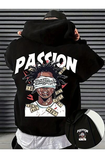 MODAVİBE Hanorac cu glugă din bumbac-poliester |   Opțiuni elegante și confor...