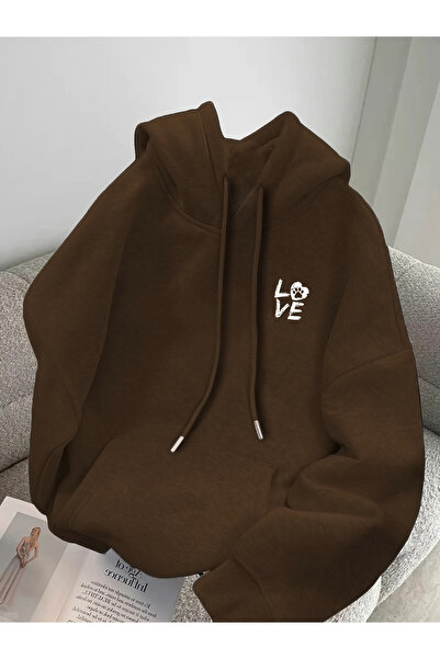 MODAVİBE Hanorac cu glugă din bumbac-poliester |   Opțiuni elegante și confor...