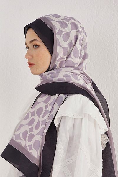 Loryan Eșarfă Loryan NEGRĂ Diamond Mirror Shawl