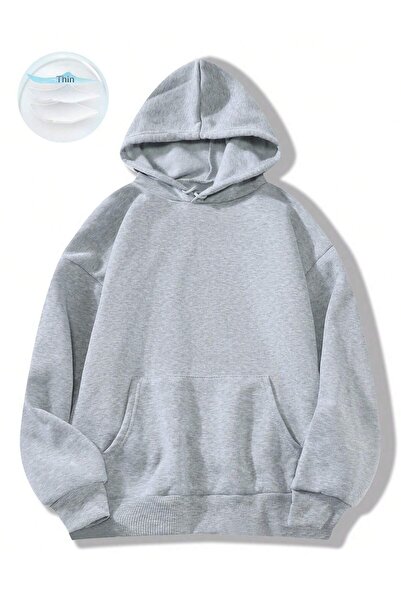 MODAVİBE Hanorac cu glugă din bumbac-poliester |   Opțiuni elegante și confor...