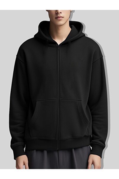 MODAVİBE Jachetă cu glugă din bumbac-poliester |   Opțiuni elegante și confor...