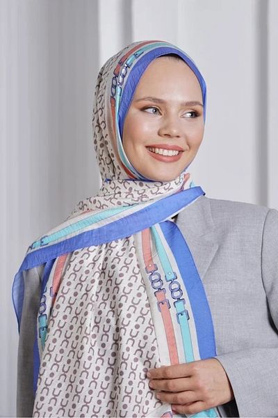 Loryan Eșarfă İNDIGO Loryan Diamond Royal Shawl