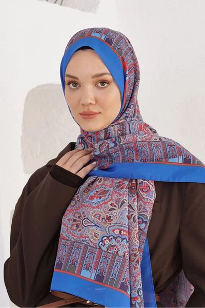 Loryan Indigo Scarf Λινό Σάλι Harmony