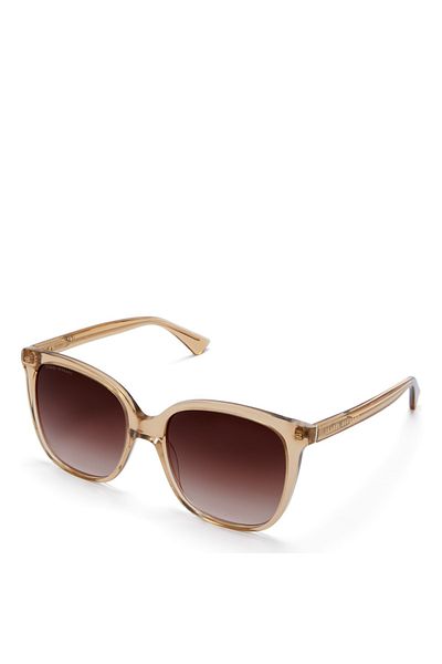 Isabel Bernard La Villette Raison Transparent Beige Quadratisch Sonnenbrille Ib400007-02-14