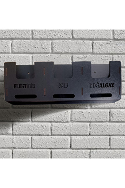 Şirin Lazer APARTMAN DAİRE ORTAK FATURA KUTUSU AHŞAP MDF