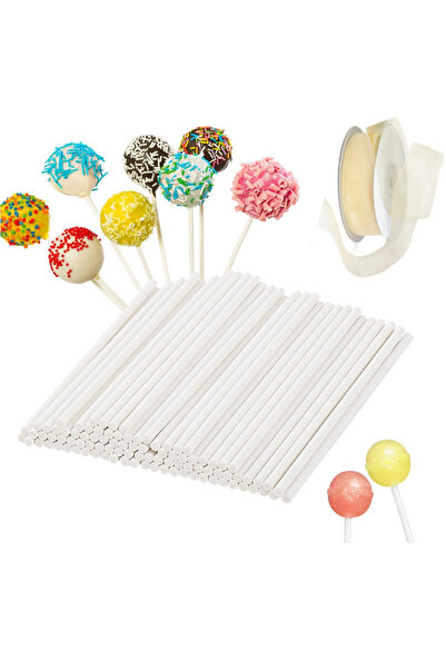 adin tasarım Lolipop Kek Cakepops Yapım Seti 101 Parça Pop Kek Lolipop Çubuğu...