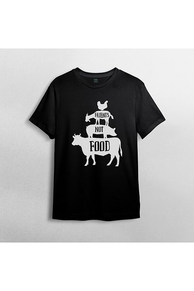 Pixxa Vegan Vegetarian T-Shirt με λαιμόκοψη - 100% βαμβάκι Μοντέλο 10