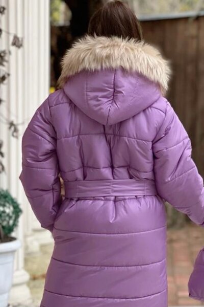 Tarz Çocuk Girl - Waterproof Long Puffer Coat