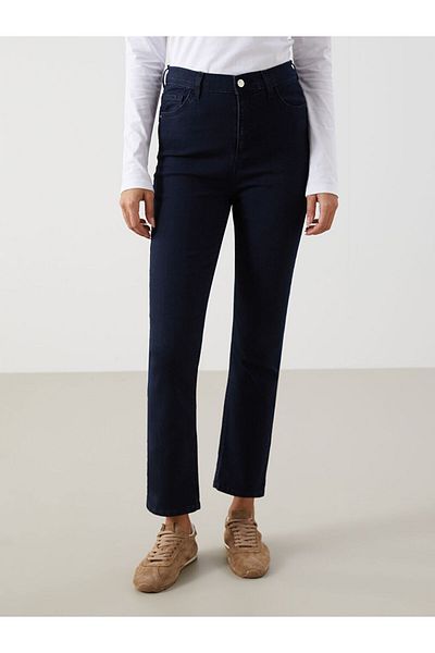 LC Waikiki Γυναικείο τζιν παντελόνι Straight Fit - S5BY48Z8