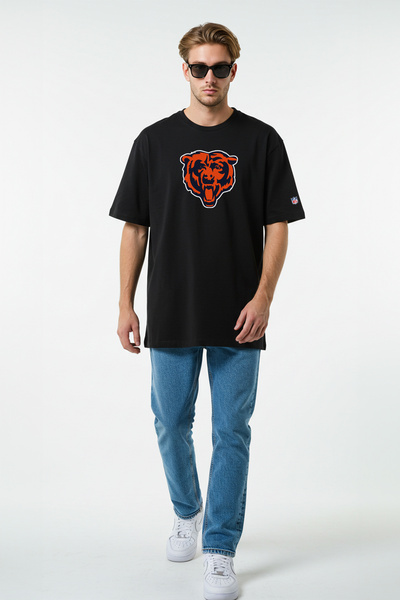 BA Sportswear تي شيرت شيكاغو بيرز لكرة القدم باللون الأسود مقاس كبير NFL