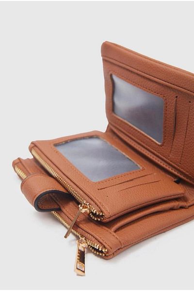 LEXA Double Zipper Soft Women's Wallet