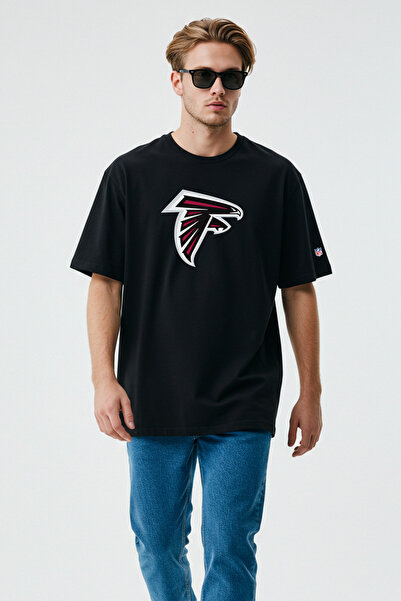 BA Sportswear Atlanta Falcons Football Black Oversize T-Shirt Nfl