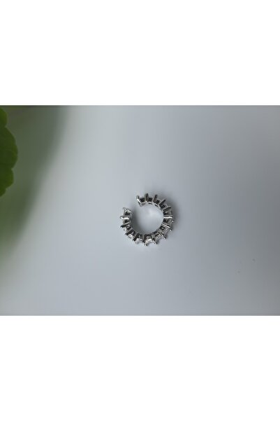 kurukafagift Kadın Kıkırdak Earcuff Küpe Gümüş Renkli
