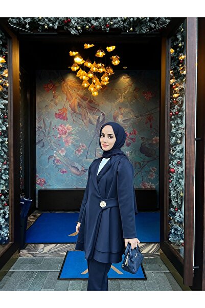 SSDESİNG بدلة غوص لينا باللون الأزرق الداكن