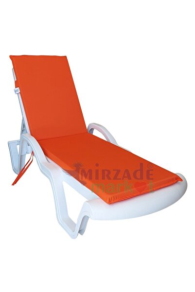 mirzade Şezlong Minderi Standart Su Geçirmez Malzeme-turuncu