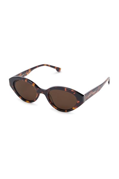 Isabel Bernard La Villette Rosaire Braun Tortoise Oval Sonnenbrille Ib400002-14-14