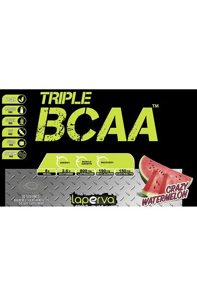 Laperva Triple Bcaa, Crazy Watermelon, 30, Zero Fat, Zero Carbs And Zero Sugar.