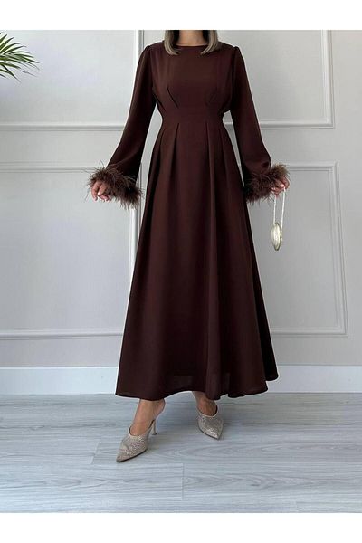 MELEK ARAZ Φόρεμα καφέ Elina
