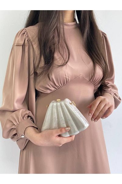 MELEK ARAZ Φόρεμα Mink Azra