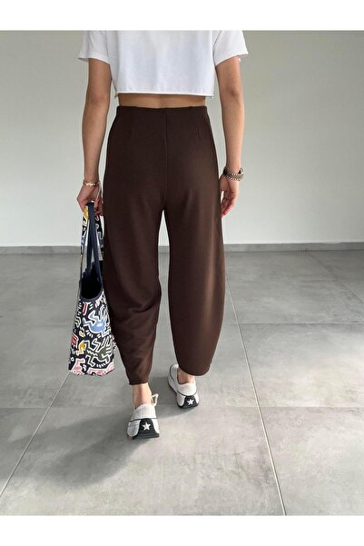 Paw Garage Панталони без колан, 4 сезона, креп плат, изцяло от ликра