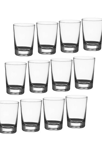 Dania A set of 12 pieces of glass tea cups